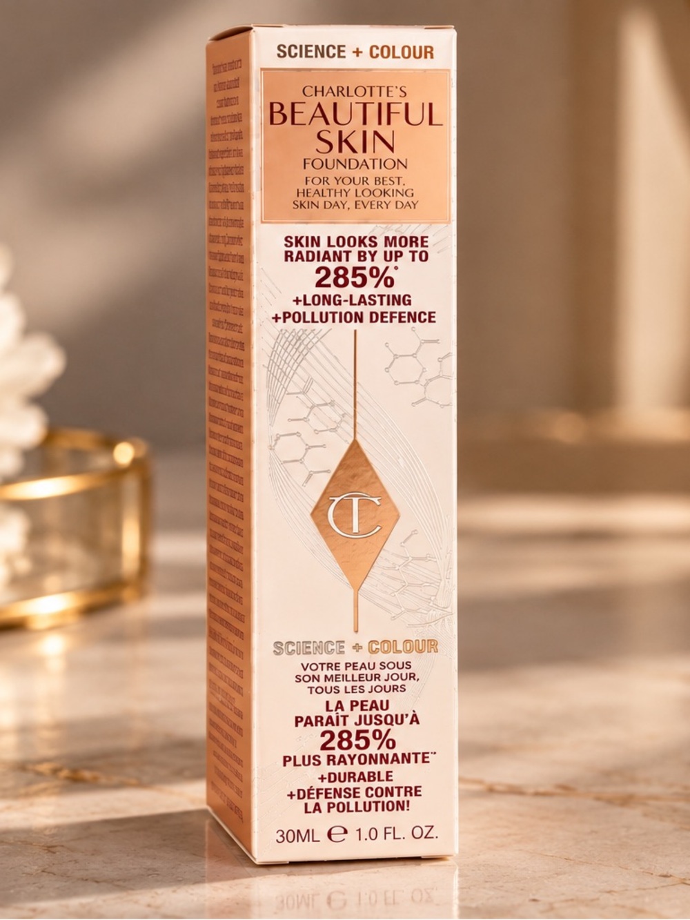 Beautiful Skin Medium Coverage Liquid Foundation with Hyaluronic Acid